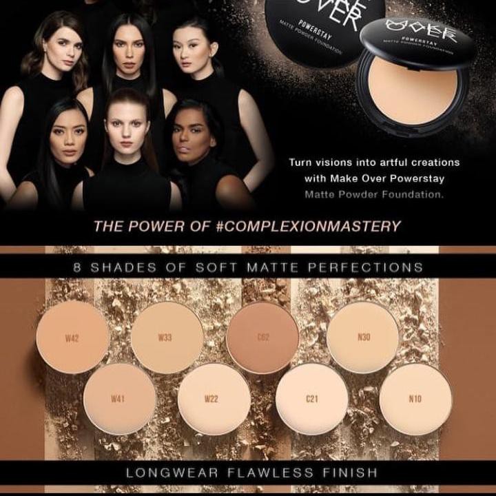 MAKE OVER Powerstay Matte Powder Foundation