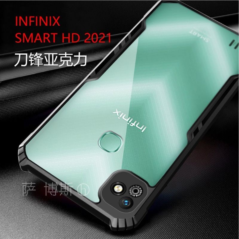 Casing Infinix Smart HD Hardcase Shockproof Transparant Protect Kamera Case Infinix Smart HD