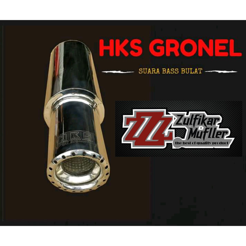 KNALPOT RACING HKS GRONEL UNTUK MOBIL YARIS, AVANZA, XENIA, JAZZ, BRIO, AGYA, ALYA, EXPANDER DLL