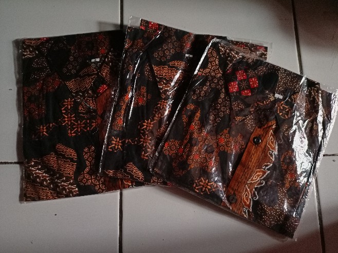 Kemeja Batik Anak Cowok Kirim Random