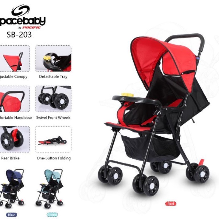 Stroller Bayi Stroller Baby Space Baby SB 203 / SB203 kereta dorong bayi