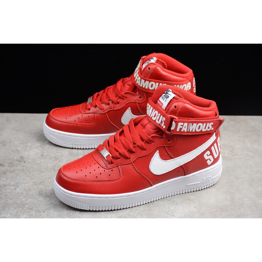 nike air force 1 mid rosse