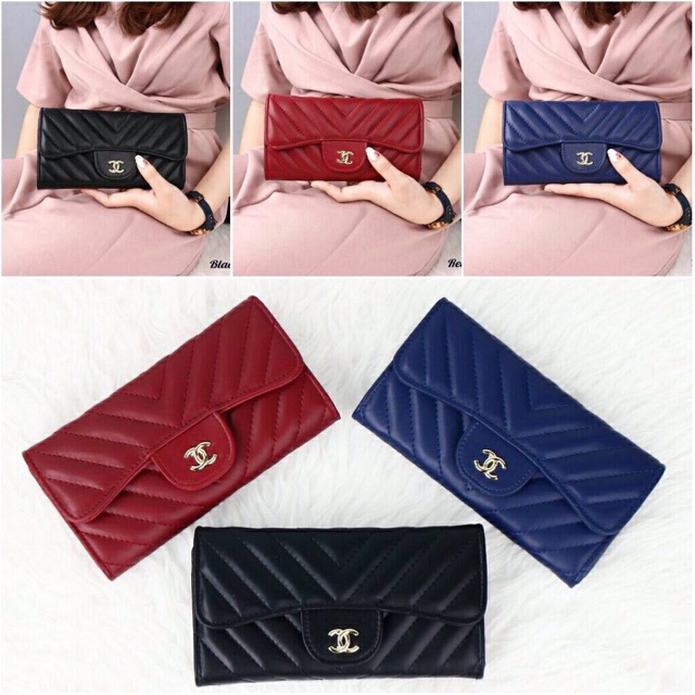 Chanel classic flap wallet