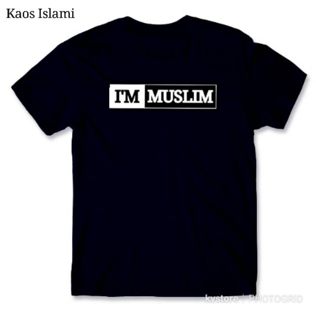 Kaos islami i'm muslim Combad 30s S - XXL - Kystore