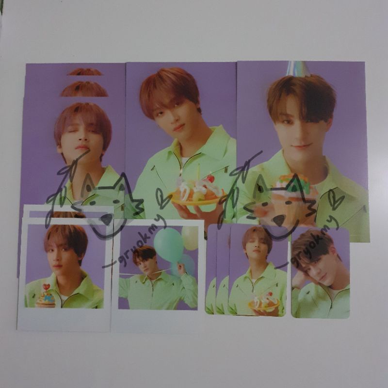 Photocard Haechan Jeno postcard polaroid pc SG Photopack dream