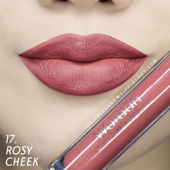 we201t Wardah Exclusive Matte Lip Cream No. 17 - Rosy Cheek Sf20Ds