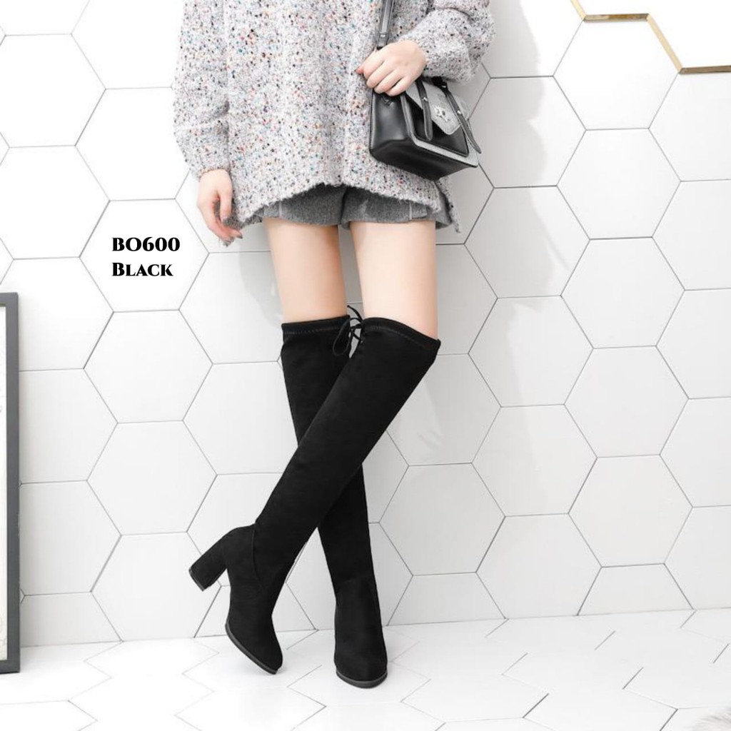 RESTOCK WYN SEPATU LONG BOOTS KOREA BO600