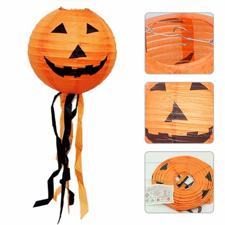 Lampion Halloween Jack O Lantern Dekorasi Haloween Labu Witch Dekor