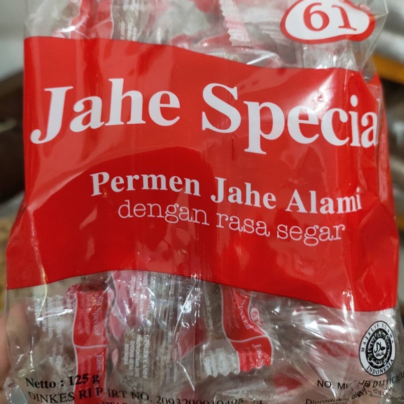 

PERMEN JAHE SPESIAL / BUNGKUS