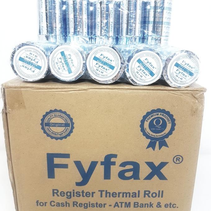 

kertas kasir paper Thermal fyfax 58X48 original Star Seller Termurah