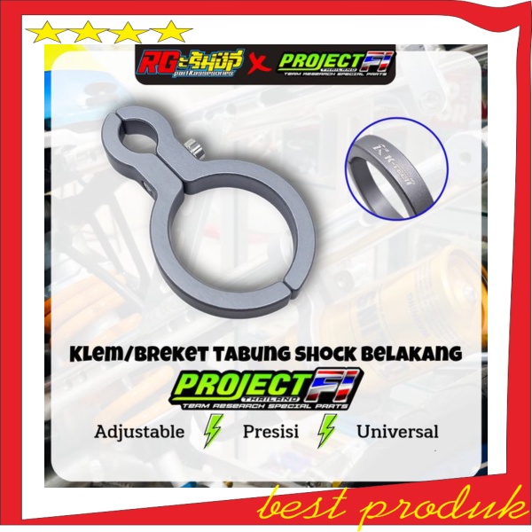 Breket clamp klem ktech thailand shock sok monoshock belakang tabung pisah gazi yss WP nitron moto1 