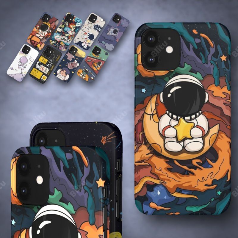 XIAOMI Cute Astronot Cartoon Soft / Hard / Mirror Case Casing Cover XIAOMI Mi Max Mix Note 1 2 2s 3 