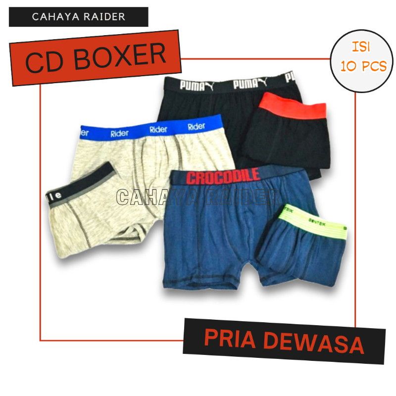 Celana dalam pria boxer isi 10 pcs