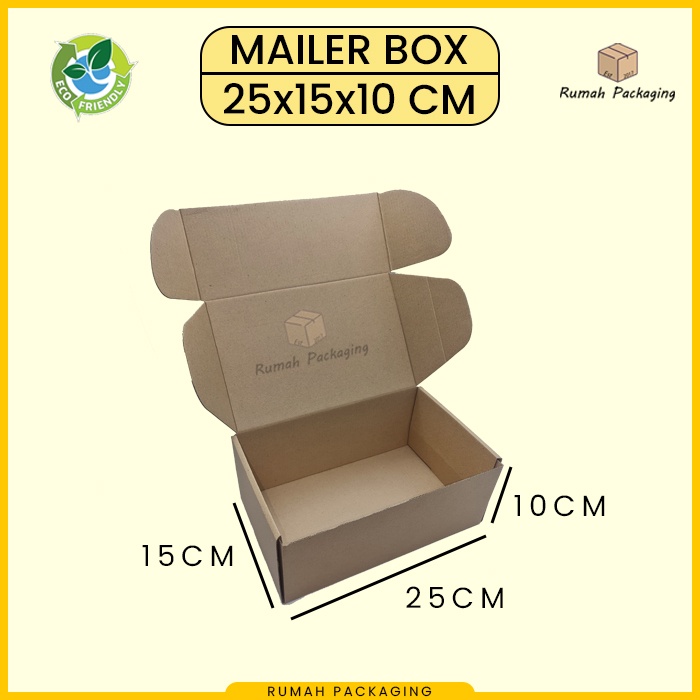 Jual KARDUS / MAILER BOX DIECUT Uk. 25x15x10 CM Shopee Indonesia