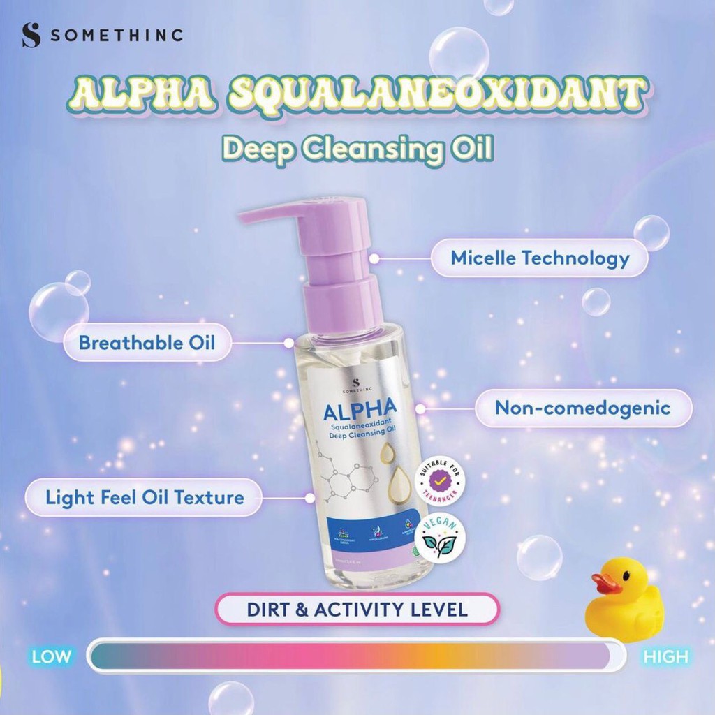 SOMETHINC Cleanser | Low pH Gentle Jelly Men Reset Micellar Water Alpha Cleansing Oil Balm Acnedot