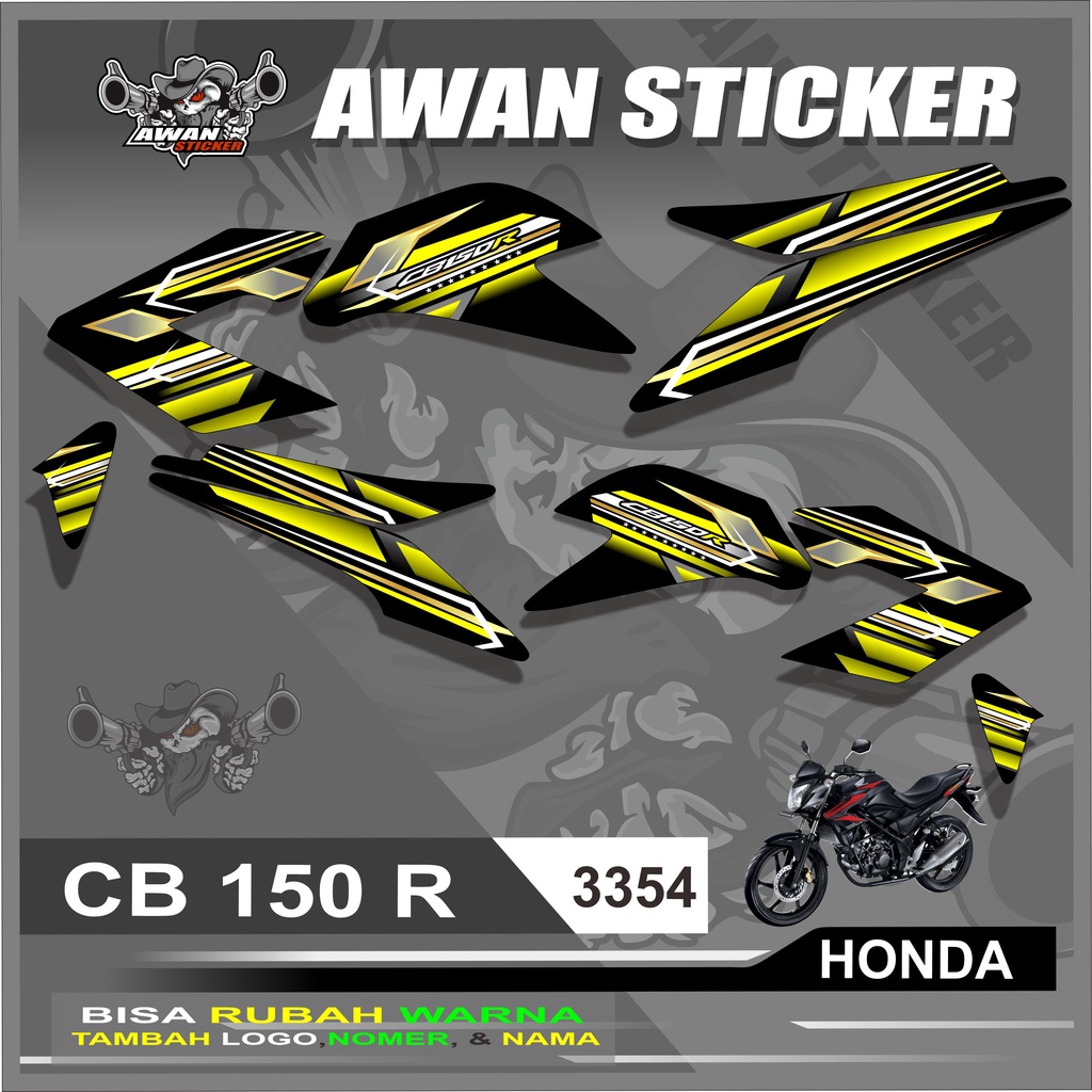 STIKER STRIPING CB 150 R OLD VARIASI LIST DESAIN RACING - STRIPING CB 150 R OLD DESAIN RACING