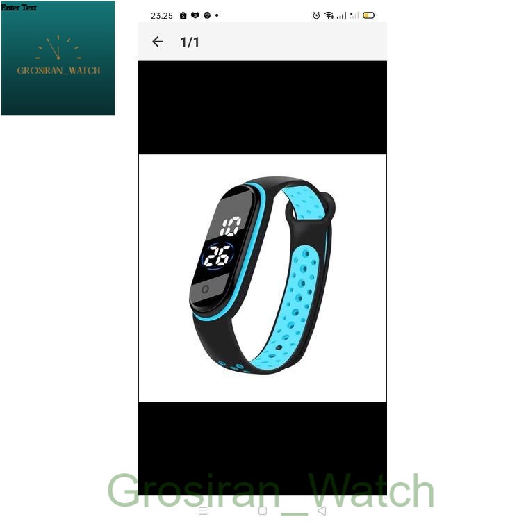 JAM TANGAN ELECTRONIC IP67 UNISEX SPORTY OLAHRAGA PREMIUM LED MIBAND DIGITAL LD-55 [G_W]