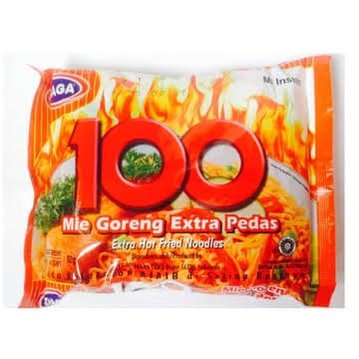 

Gaga Mie 100 Goreng Extra Pedas 92Gr