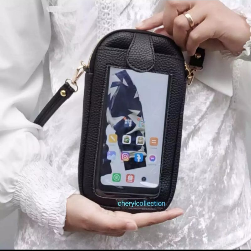 Tas Hp Mika/Tas Hp Wanita Slempang/Dompet Hp dan Uang