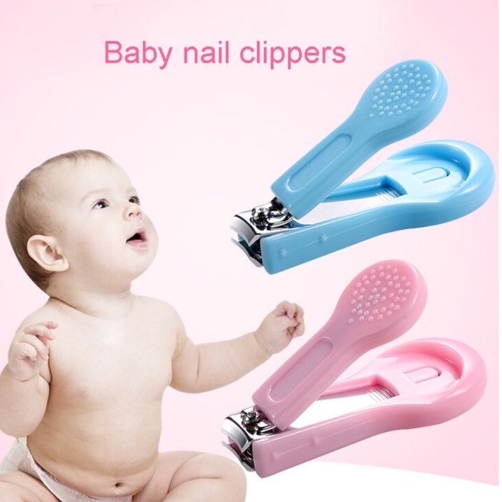 Gunting Kuku Bayi Design Sangat Imut Aman dan Safety Tanpa Tutup / Baby Nail Clipper Import