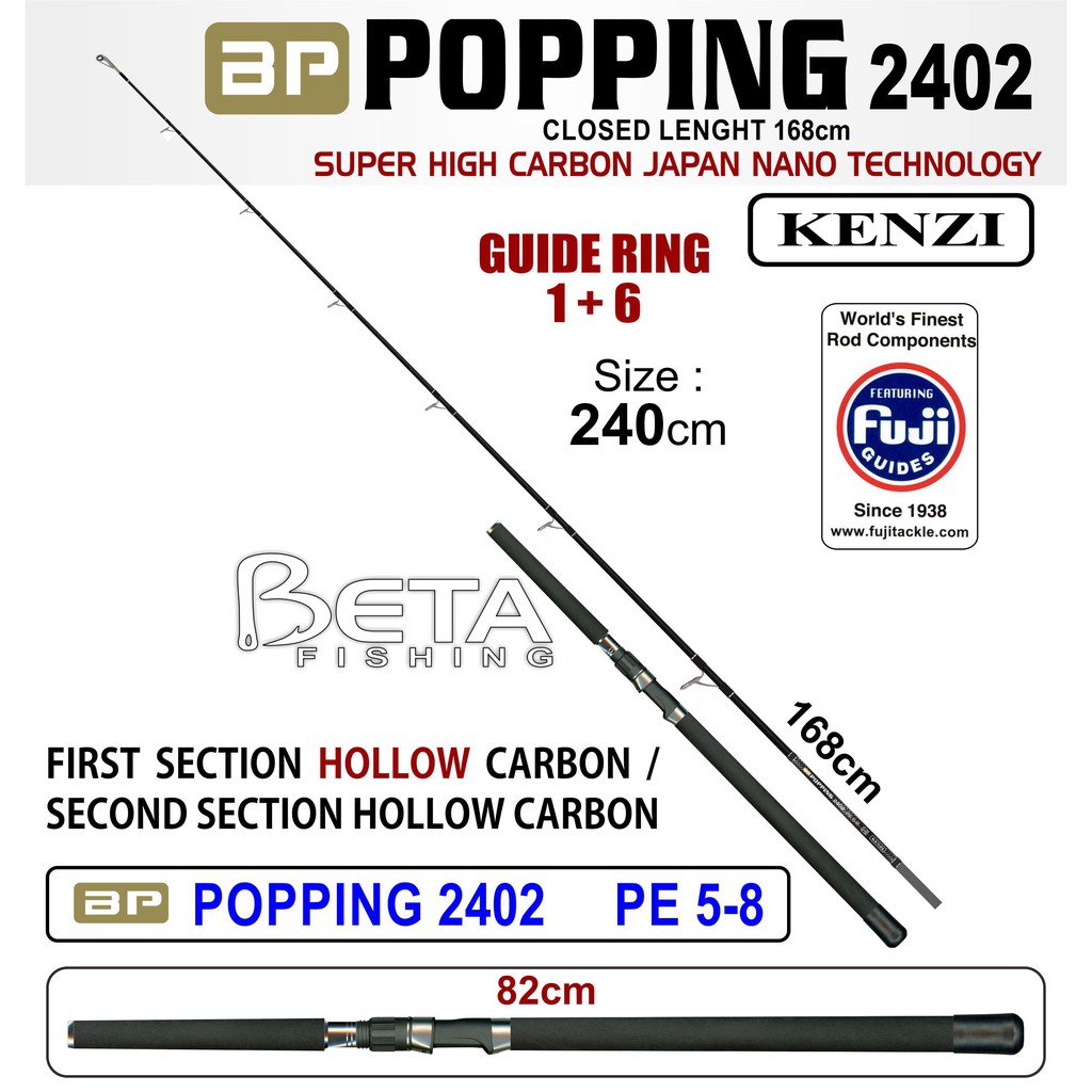 ROD JORAN KENZI BP POPPING PE 5-8