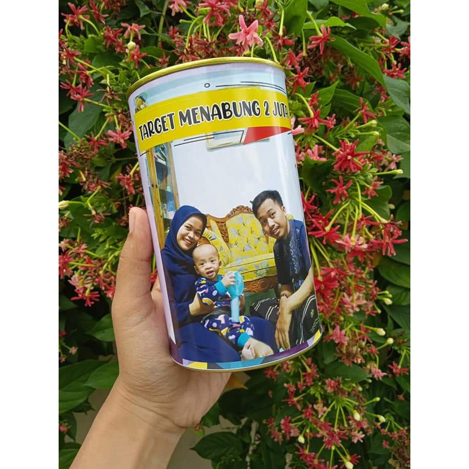 Celengan Viral target custom bebas desain