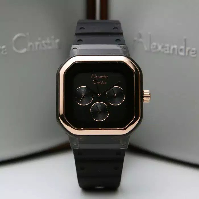 Jam tangan wanita Alexandre Christie AC 2811 AC2811 black Original