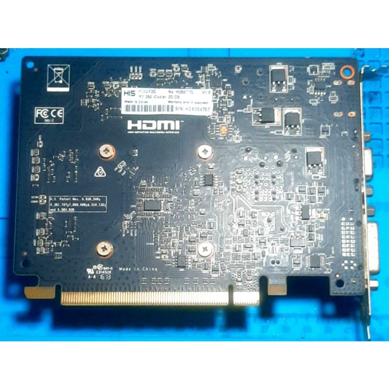 VGA HIS Radeon R7 250 2GB DDR5 128 bit Second
