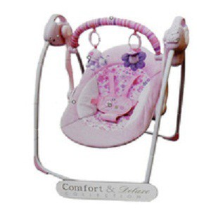 Bouncer BabyElle Swing Otomatis Electric Pink