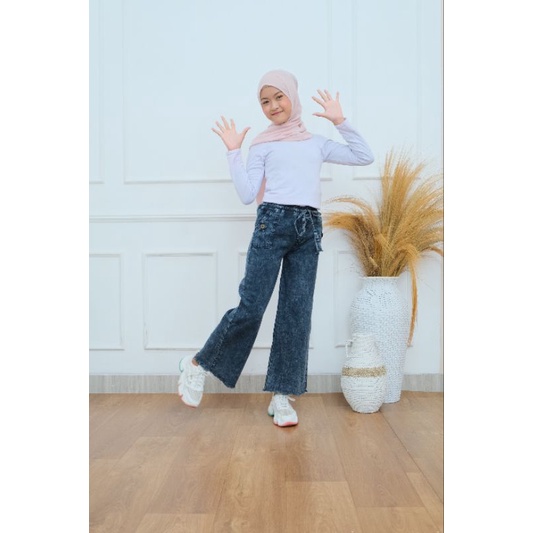 KULOT JEANS ANAK SNOW RAWIS PEREMPUAN 6-15 TAHUN