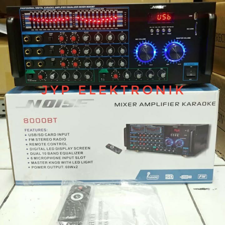 MIXER AMPLIFIER NOISE 8000BT / 8000 BT ORIGINAL