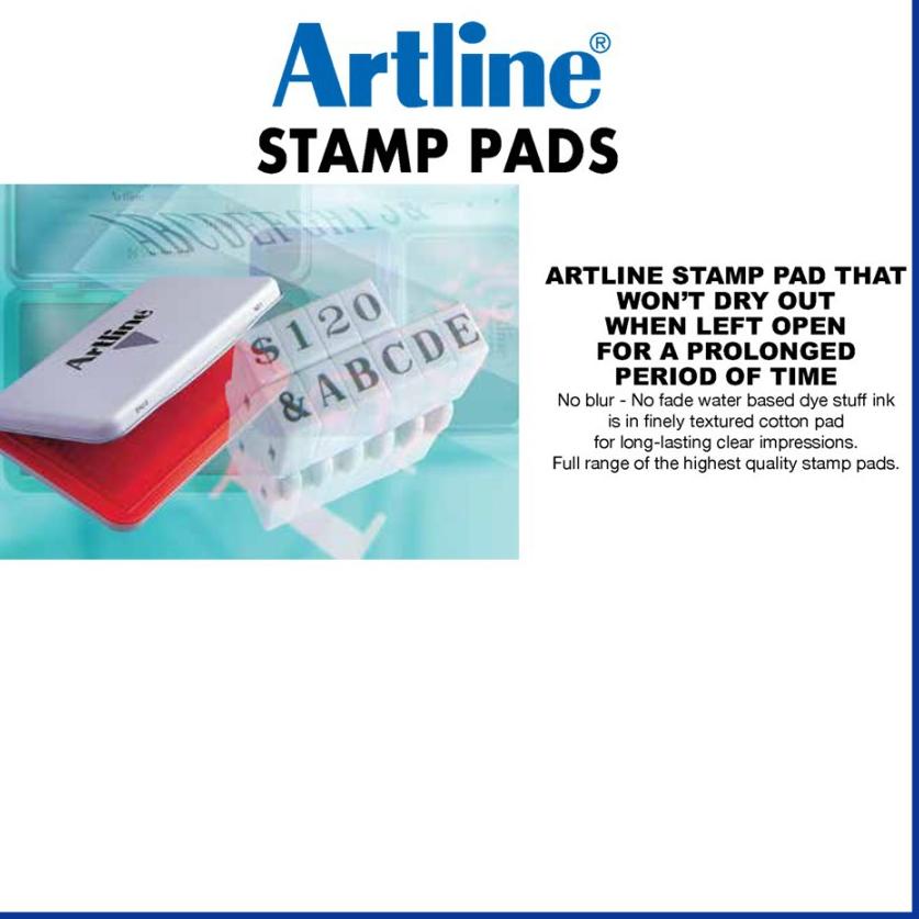 

LNN STAMP PAD ARTLINE BANTALAN TINTA STEMPEL EHJU-2 ♍ 27