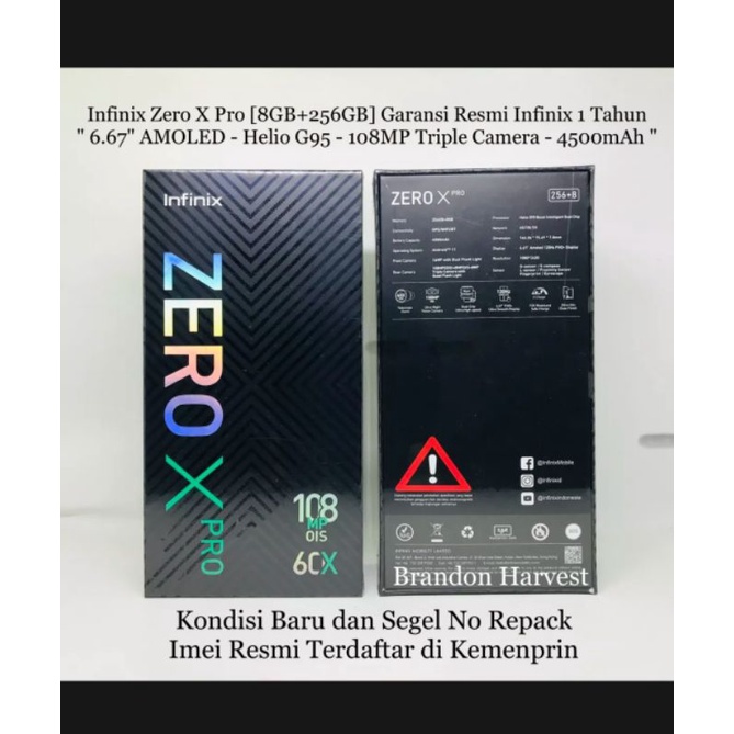 HP infinix Zero X