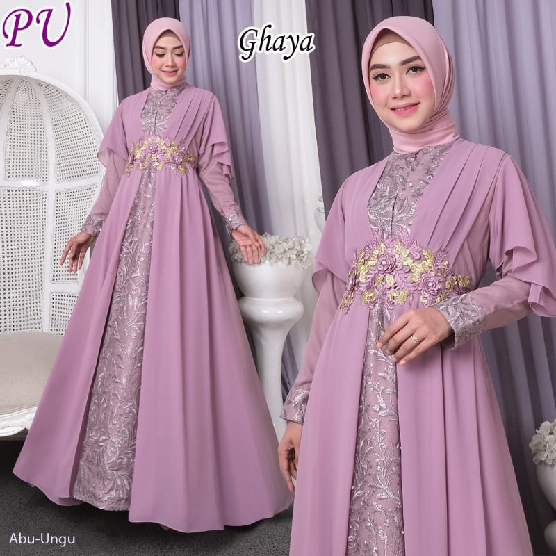 gamis pesta premium mewah