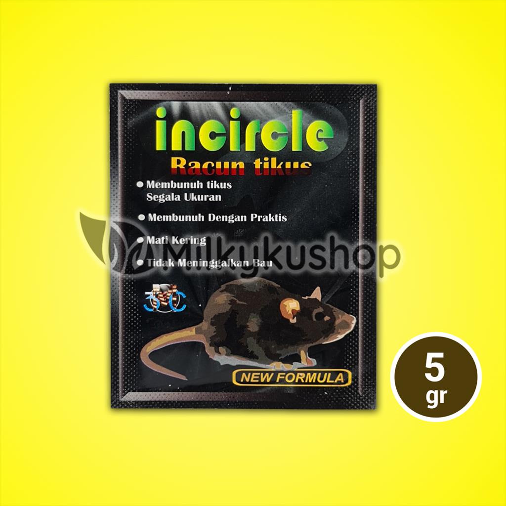 INCIRCLE RACUN TIKUS SACHET 5 GRAM PESTISIDA UMPAN TIKUS