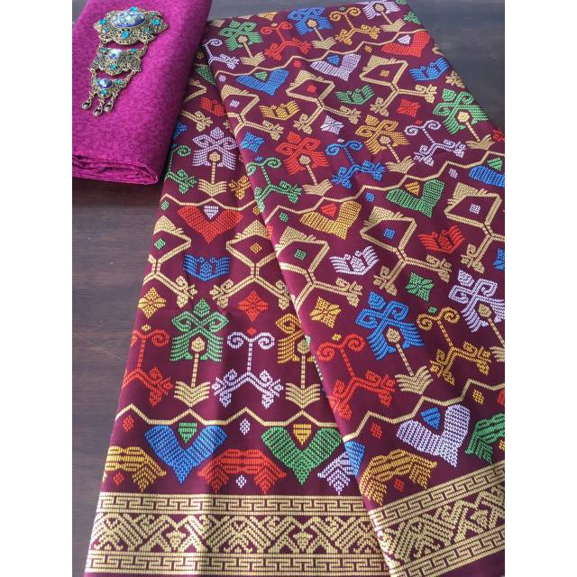 Kain batik embos pekalongan murah • kain batik prada bali SR unggul jaya• prd01