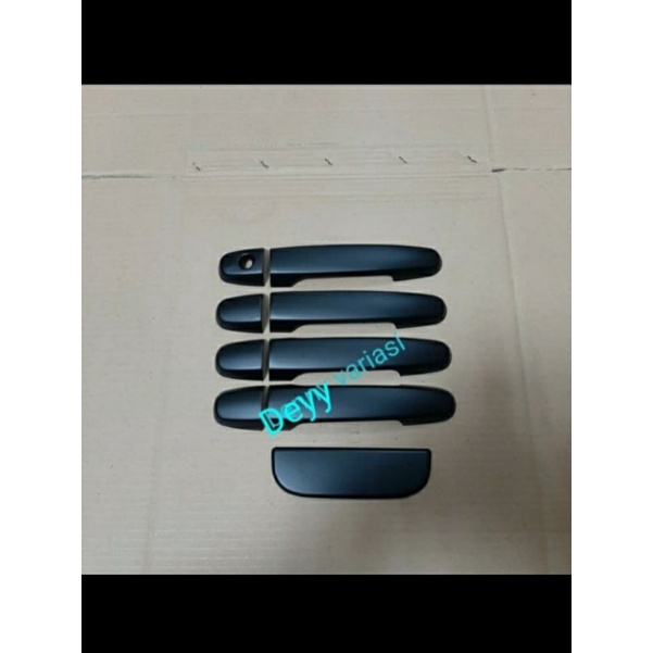 cover handle pintu terios hitam doff 2008-2017