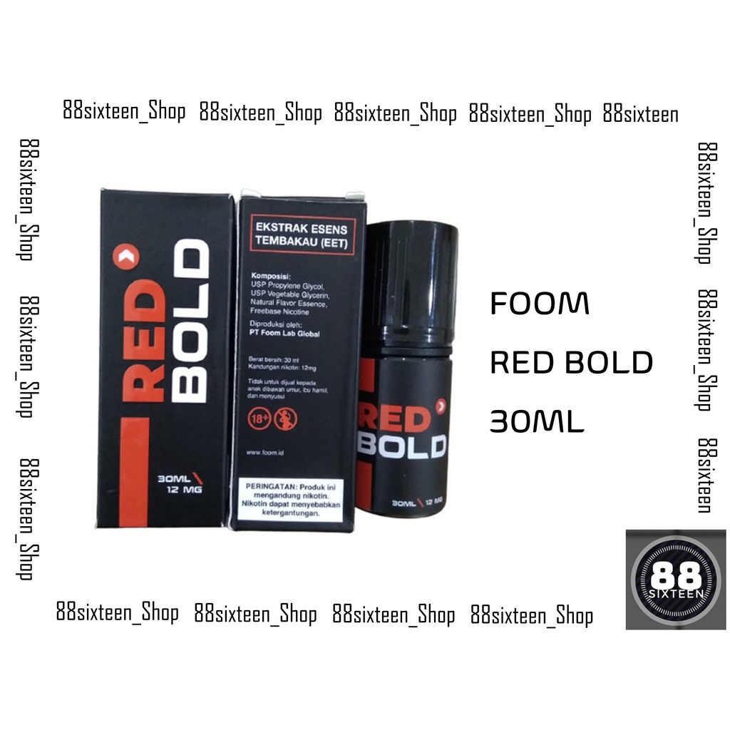 LIQUID FOOM RED BOLD 30ML