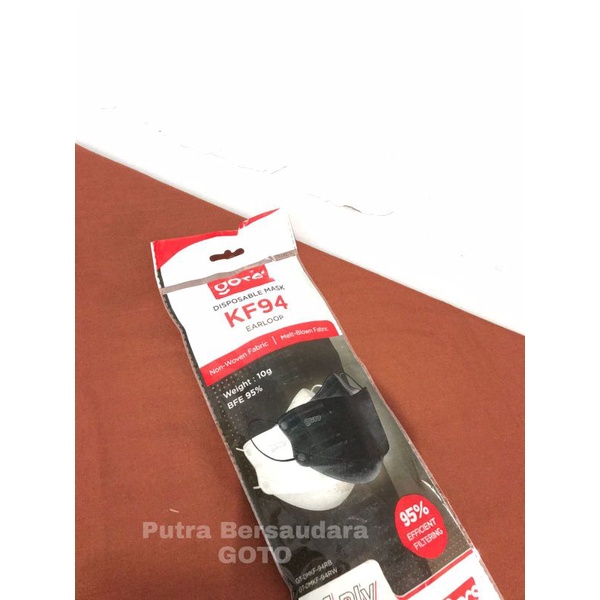 Masker GOTO KF94 Putih Disposable Isi 10pcs