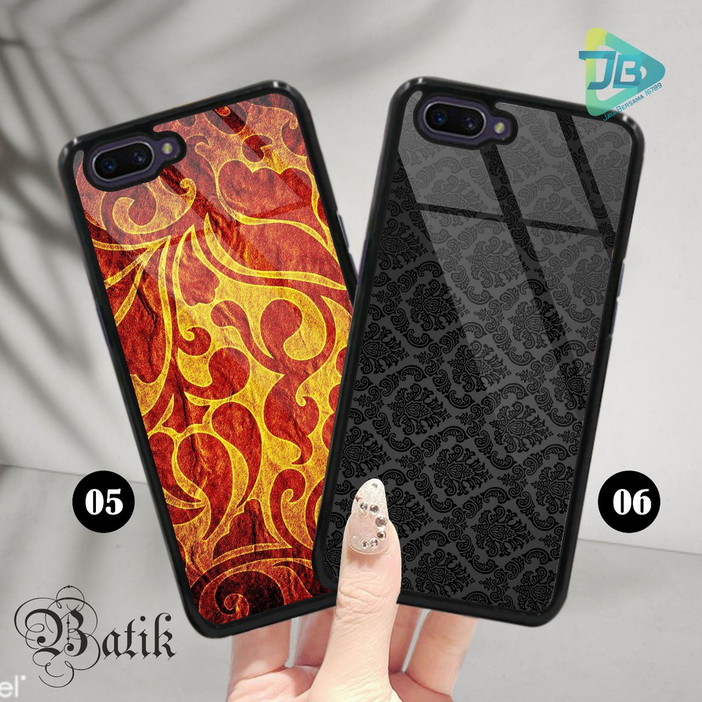 HARDCASE 2D GLOSSY BATIK OPPO VIVO XIAOMI SAMSUNG REALME IPHONE ALL TYPE JB4659