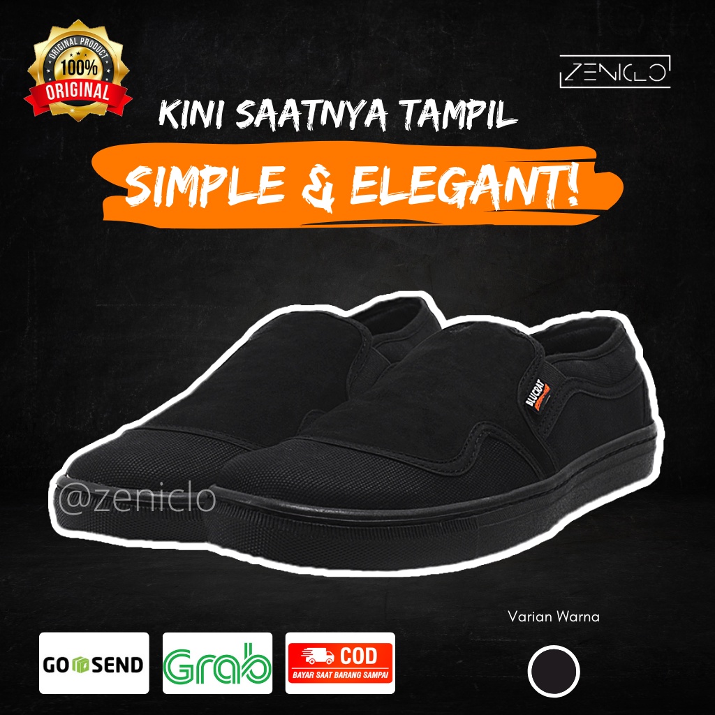 Sepatu Spatu Fashion Sneakers Slip On Slop Tanpa Tali Kets Casual Kasual Semi Formal Kerja Kuliah Ma