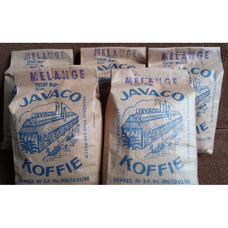 KOPI JAVACO BANDUNG 250gr - ARABICA / ROBUSTA - Kopi Legendaris - Indonesia Coffee - Tokomart Shop