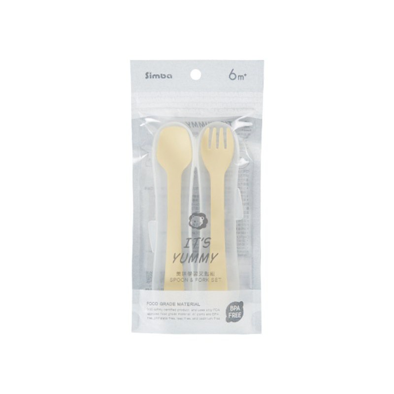 Simba Learning Spoon &amp; Fork / Sendok &amp; garpu makan bayi