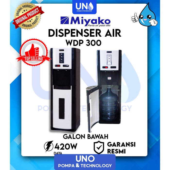 Miyako Dispenser Air Water Dispenser WDP-300 / WDP 300 / WDP300 KHUSUS EKSPEDISI