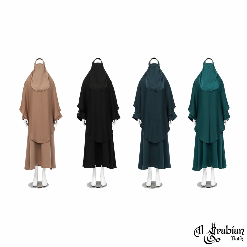 ABAYA SET AL ARABIAN PRINCESS | Baju Gamis Abaya Setelan Al Arabian Princess