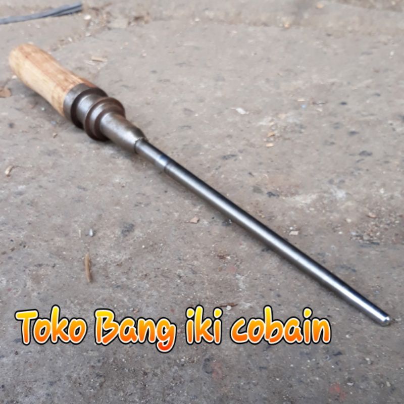 Kristal Pengasah Pisau 37cm Kristal Halus Asahan Pisau