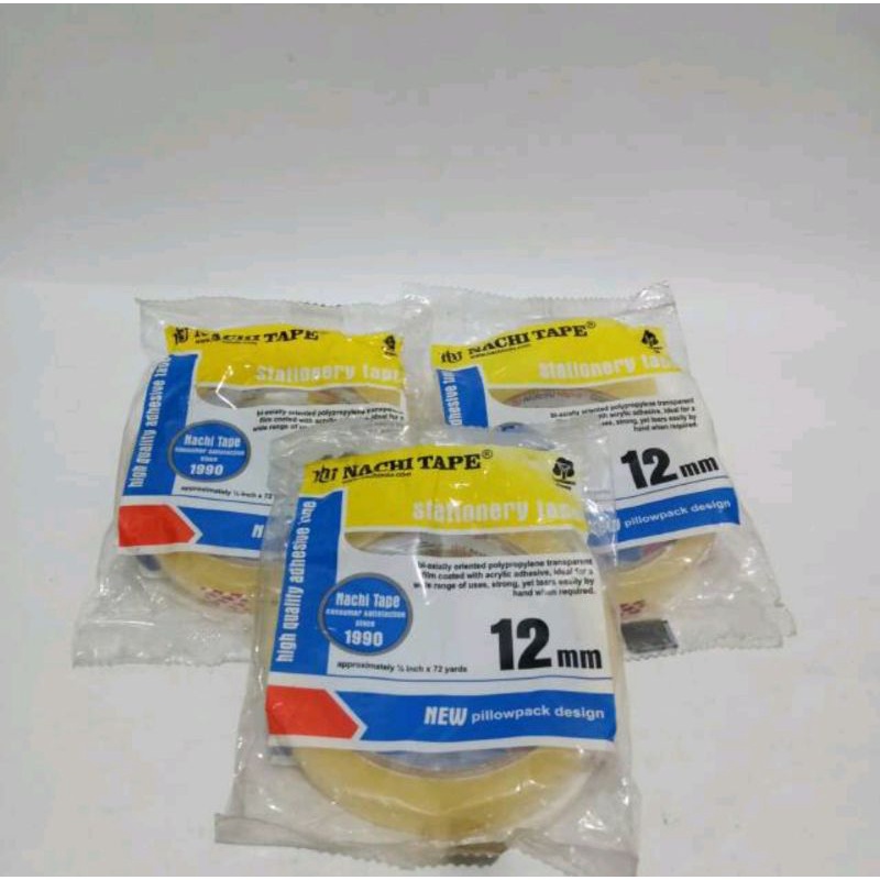 

LAKBAN BENING NACHI 12 mm x 72 yard