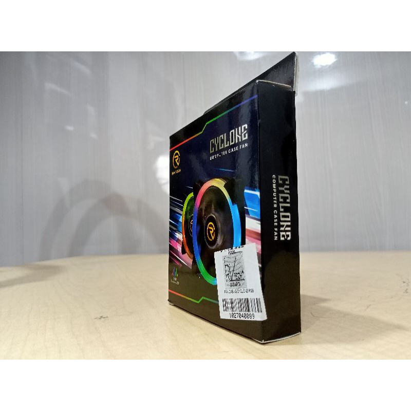 Computer Case Fan 12Cm RVTech Cyclone RGB Chroma LED Fan Casing 12 Cm