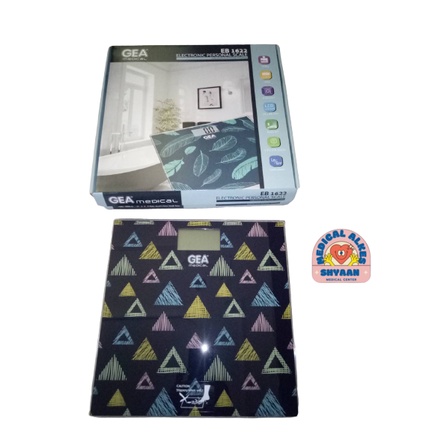 timbangan badan digital timbangan digital badan timbangan berat badan digital gea eb1622 motif kaca