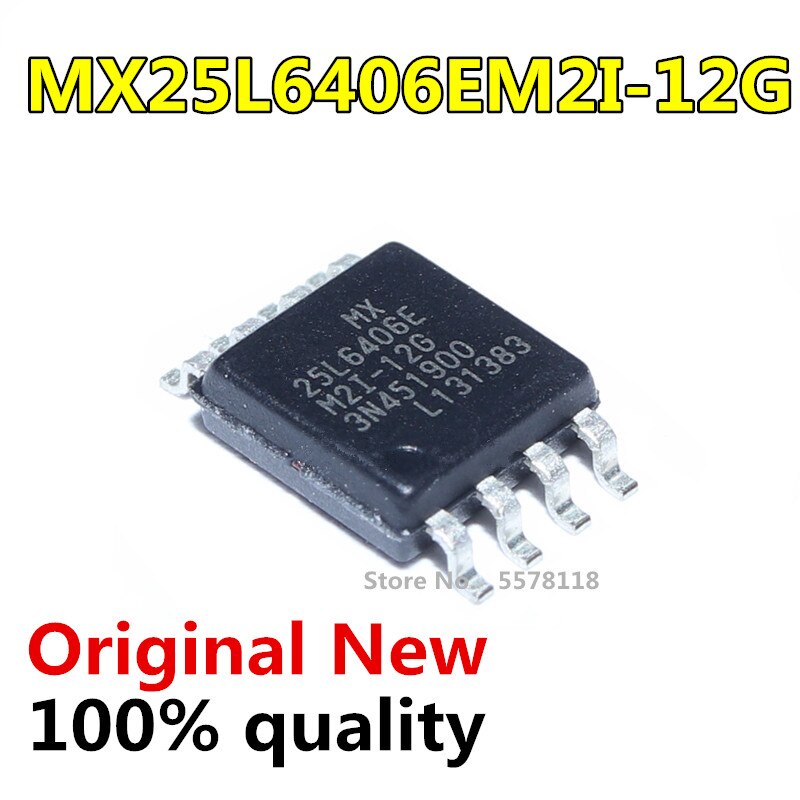 5-10pcs Chipset 25l6406e Mx25L6406E Mx25L6406Em2I-12G Sop-8